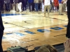 Floor with condensation