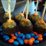 Gators Gameday Grub: Orange & Blue Cake Pops