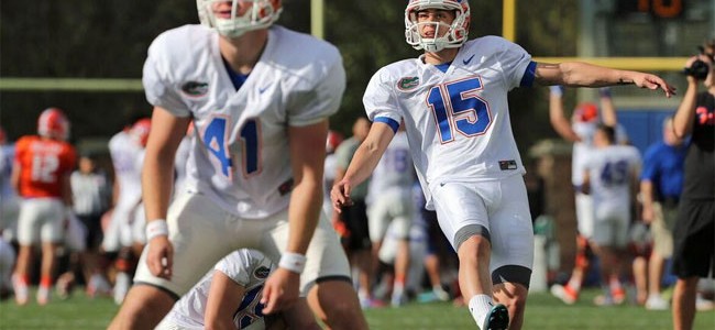 Florida kicker Eddy Pineiro will play at LSU despite misdemeanor property damage charge