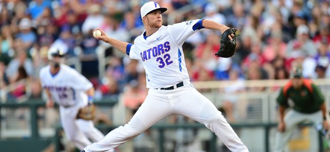 Logan Shore’s clutch outing keeps College World Series hopes alive for Florida