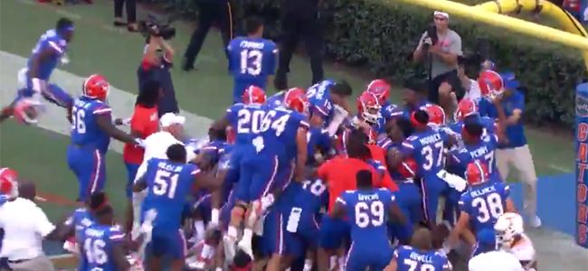 WATCH: Florida beats Tennessee with thrilling Hail Mary TD in The Swamp