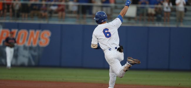 Florida baseball walks off vs. Auburn in extras for chance to defend title in College World Series