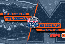 Florida vs. Michigan, Peach Bowl 2018: Prediction, pick, line, spread, odds, watch live stream online