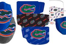 Florida Gators masks, face coverings for sale, multiple styles and fabrics