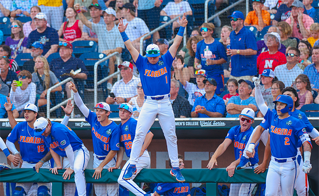 Florida Gators baseball survives Oral Roberts rally, advances to semifinals of College World Series | OnlyGators.com: Florida Gators news, analysis, schedules and scores